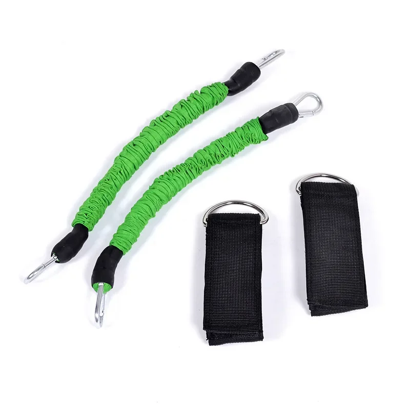 Leg Exercise Resistance Band Pull Rope Taekwondo Training Band Ankle Elastic Band Resistance Band 1set Black