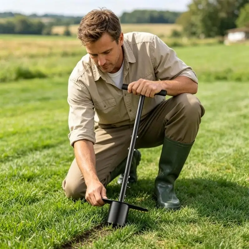 

Premium Metal Lawn Aerator For Strong Sod And Soil Care Y5GB