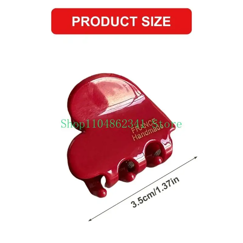 5asd Tóc độc đáo Claw Claw Clip lớn Nacreous Tóc Tóc Tóc Trang tính Elegant Heart Hair Claw Claw Claw Tóc trang trí