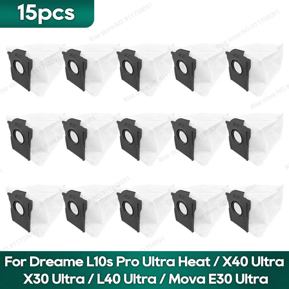 Compatible for Dreame X40 Ultra / L40 Ultra / X30 Ultra / L10s Pro Ultra Heat / D10 Plus Gen 2 / Mova E30 Ultra Dust Bag