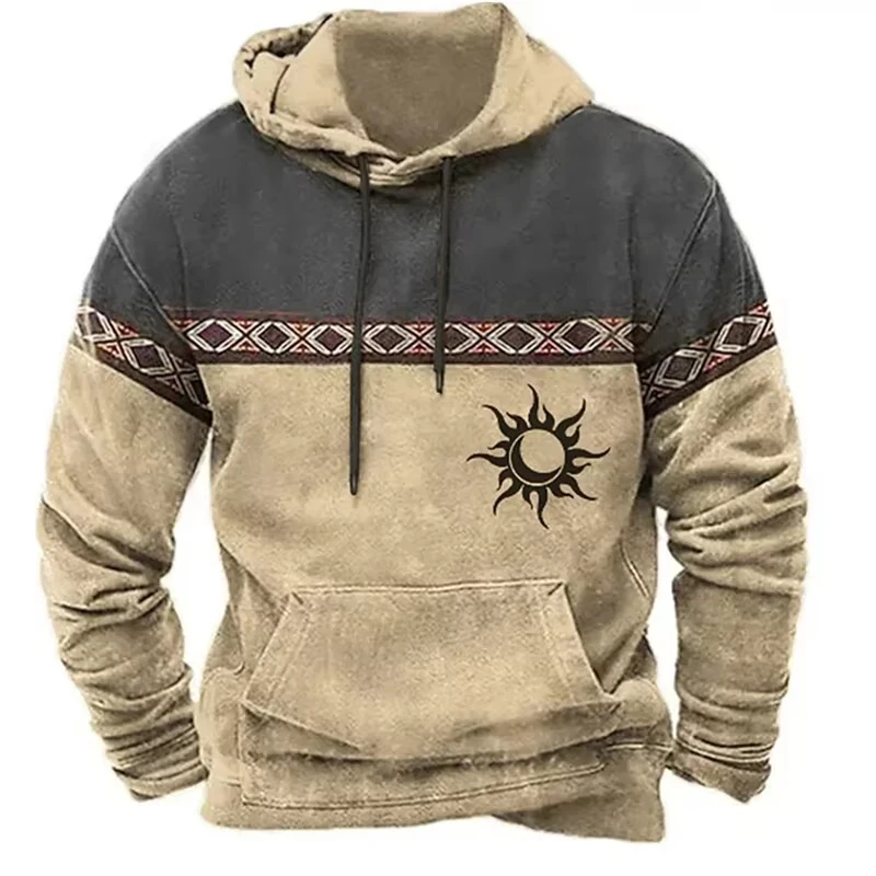 Fit Herbst Und Winter männer Kleidung 3d Gedruckt männer Mode Stil Hoodie Männer Lose Beiläufige Übergroßen Mode Retro Hoodie