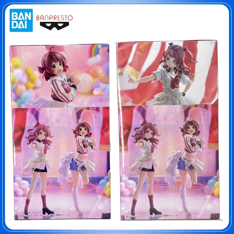 Bandai em Estoque Banpresto Anime School Idol Master Hanami Ume Hanami Saki Boneco de Ação Original Colecionável Presente DT