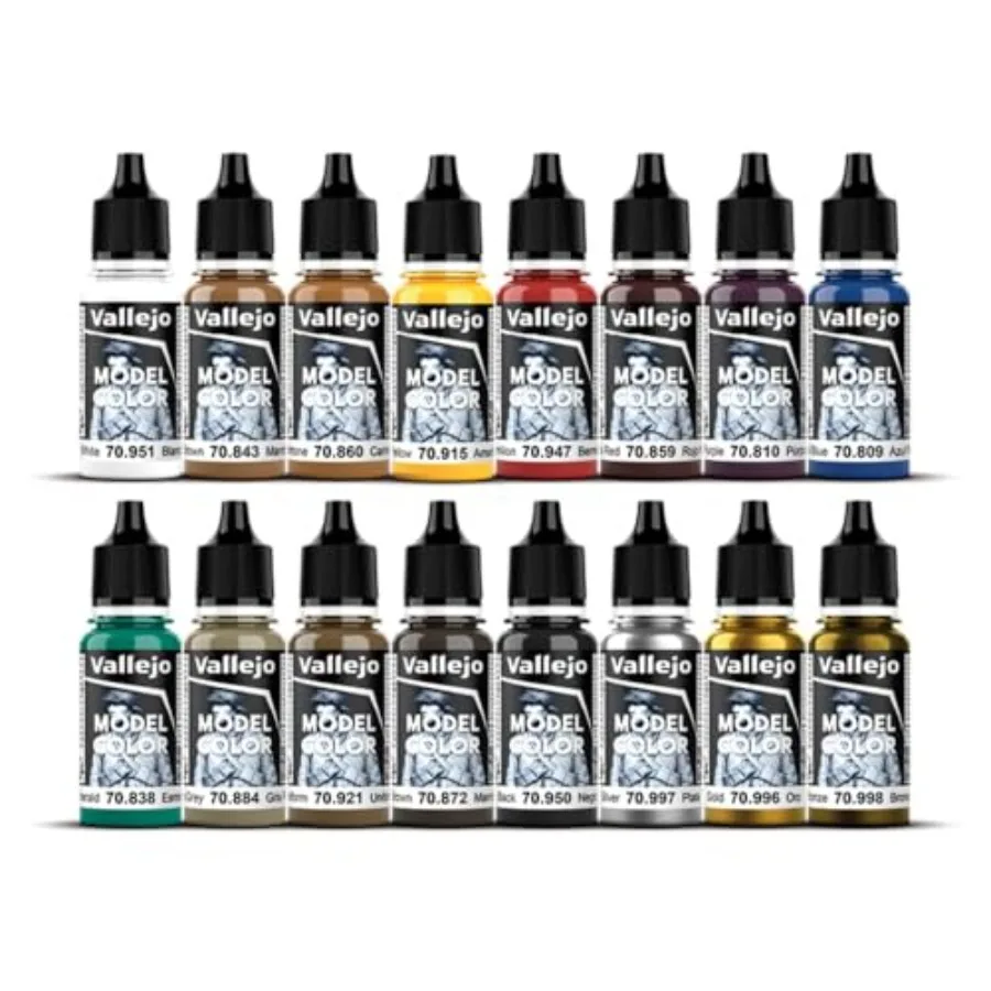 

- Model Color Medieval Colors Set Modeling Acrylic Paints 16 Bottles x 18 ml 0.60 fl.oz.
