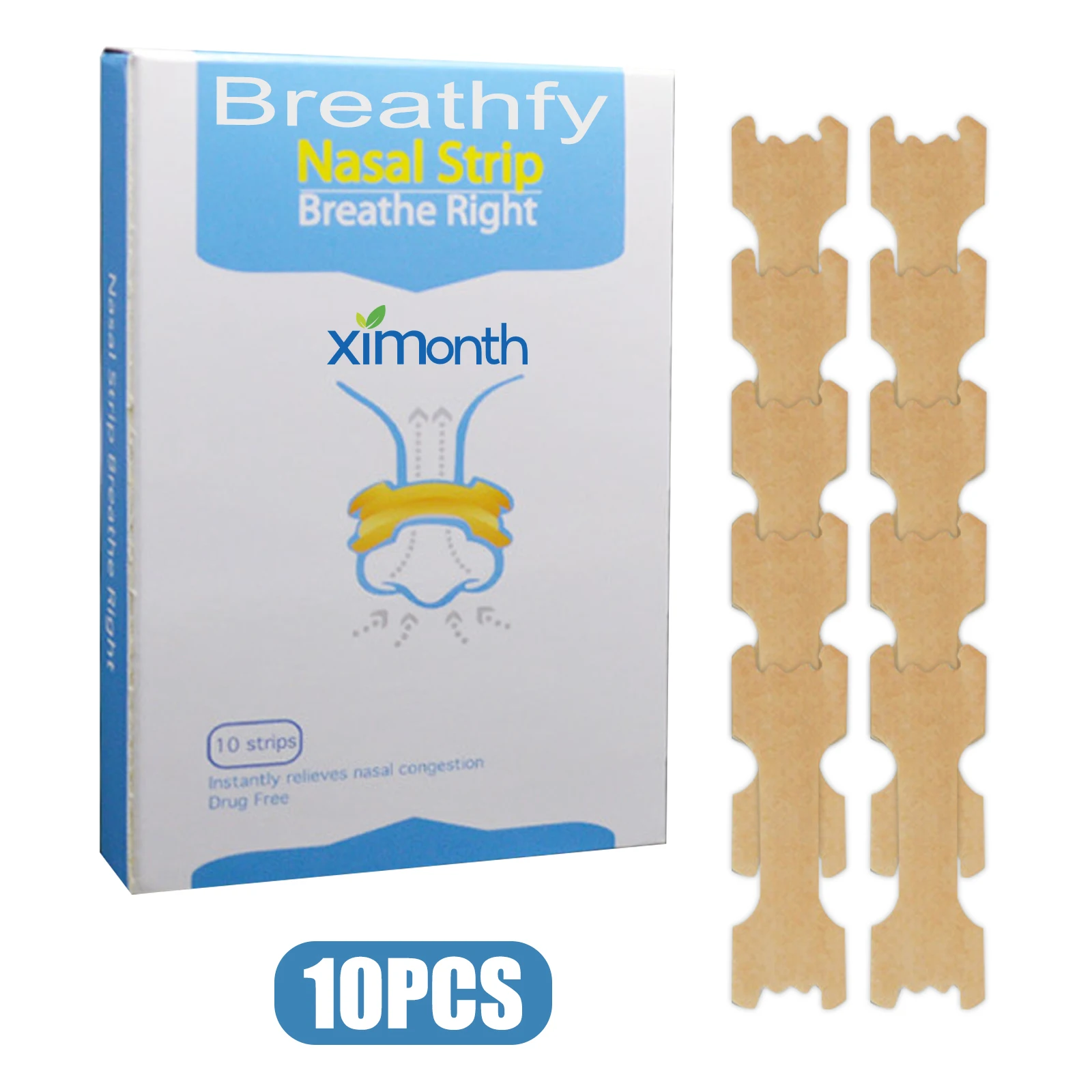 Strisce nasali anti russamento Congestione nasale chiara Prevenire il russamento Migliora la qualità del sonno Migliora la respirazione Dilatatore nasale 2026