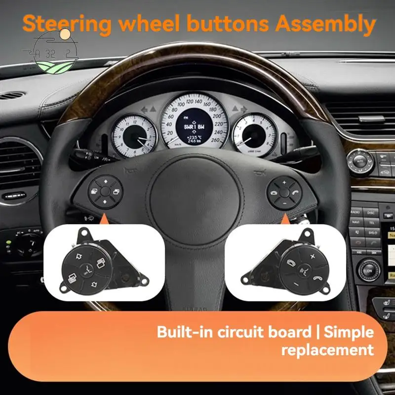 

A32Z-1 пара кнопок управления рулевым колесом в сборе для Mercedes Benz C E GLK-Class W204 W212 W207 A2048210451 A2048210351