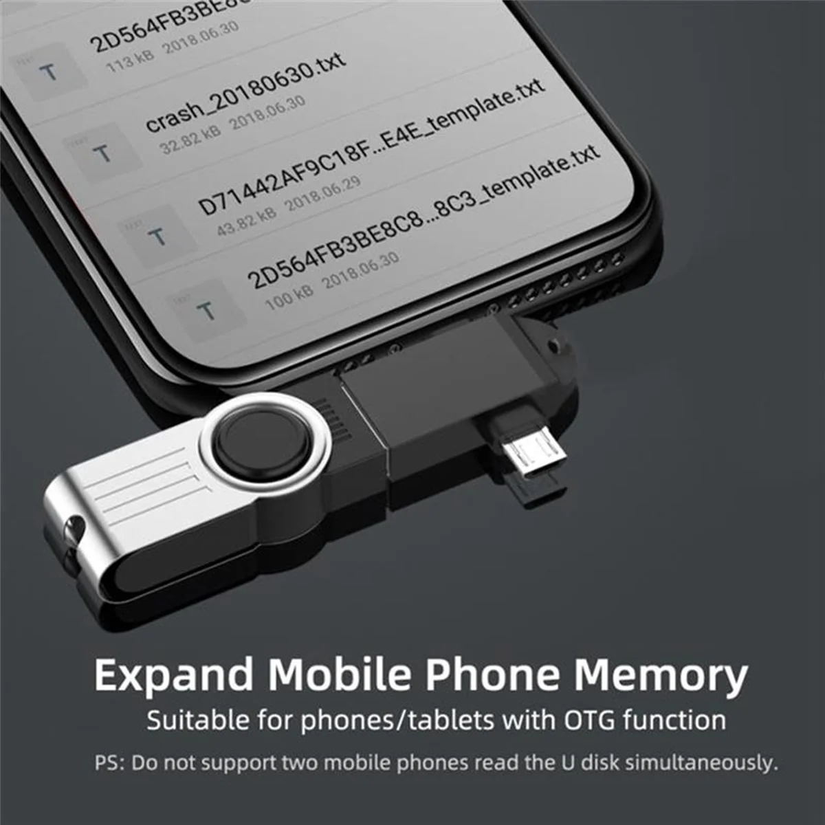 Convertidor USB C a USB 3,0 OTG, adaptador micro-otg tipo C 2 en 1