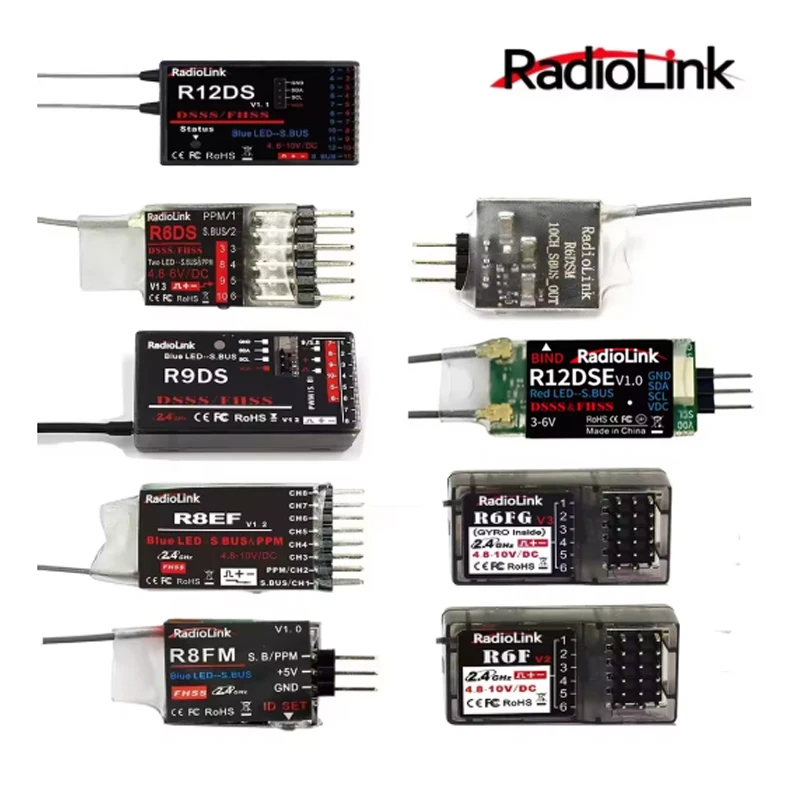 Radiolink R12DSE R12DS R9DS R8FM R8EF R8FM R6DSM R6DS R6FG R6F Радиоуправляемый приемник 2,4G Сигнал для радиоуправляемого передатчика