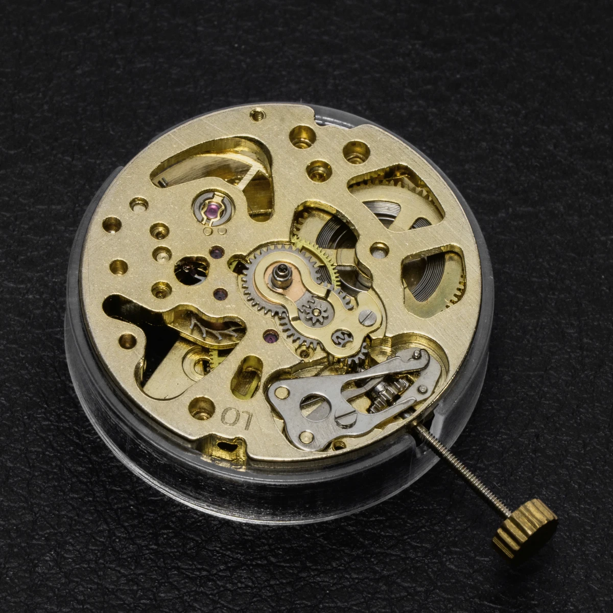 27mm Watch Movement 21/23 Jewels Automatic Mechanical Movement Adjustment Pendulum Watch 3 Hands Movement Replace