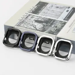 2 in 1 Case for Apple Watch Series 8/7/SE/6/5/4 Ultra 41mm 45mm 40mm 44mm 49mm TPU + PC Shockproof Protector Bumper for iwatch