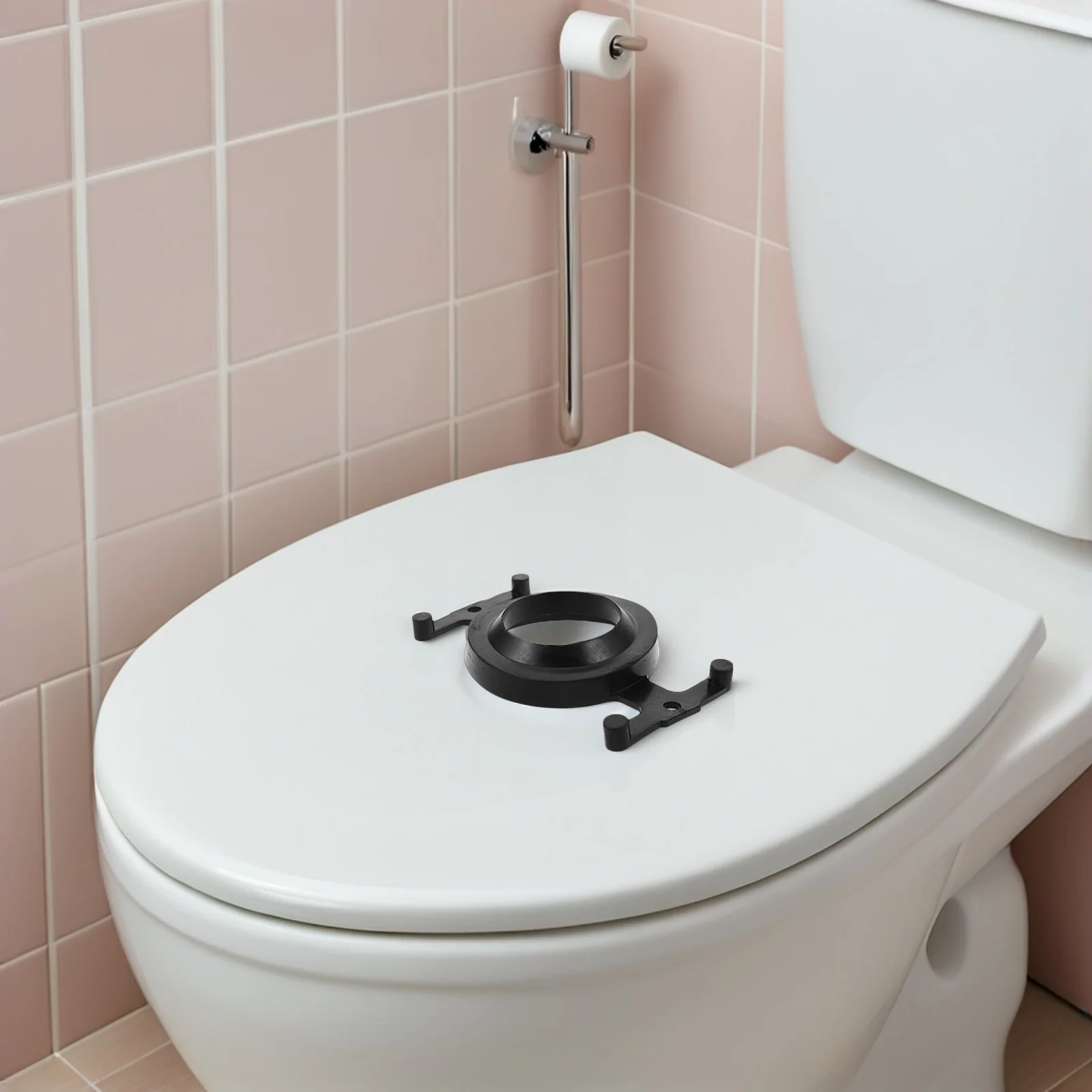 

1 Set Toilet Tank To Bowl Kit Gasket Seal Replacement With Rubber Washers Bolts For Leak Prevention Toilet Repair Parts, Flush