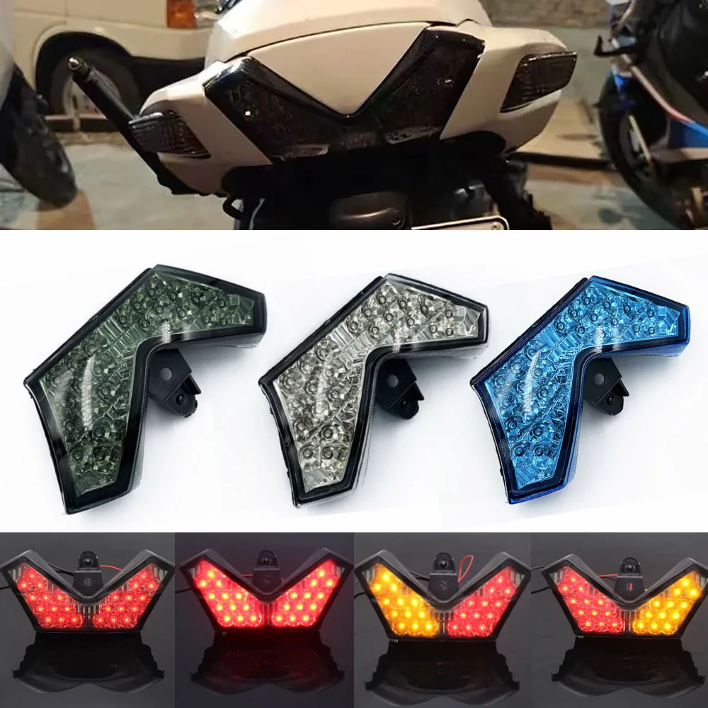 

Clear/Smoke Motorcycle Taillight LED Brake Turn Signal Rear Tail Light For Kawasaki Ninja ZX14 ZX14R ZZR1400 Taillight 2006-2015