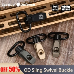 Fast Tactical Metal SI QD Sling Swivel Buckle Vertical Sling Base Mount 20mm Mlok Keymod Rail Metal Steel Pressure Buttons WADSN