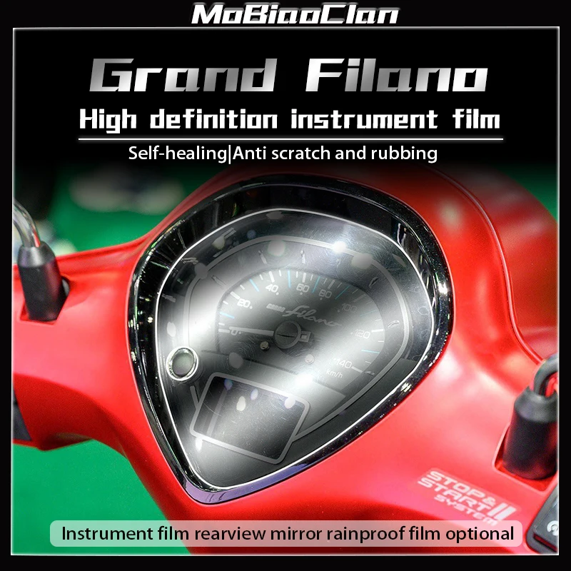 

For YAMAHA Grand Filano 2023 Motorcycle accessories Instrument Dashboard Cluster Scratch Protection Film Screen Protector