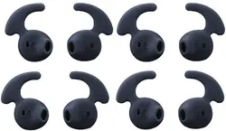 Earbud Covers Ear Hooks Tips Replacement Silicone Ear Gels Buds for Samsung S7 S7edge S6 Edge 9200 G9250 Level U Earbuds 4 Pairs