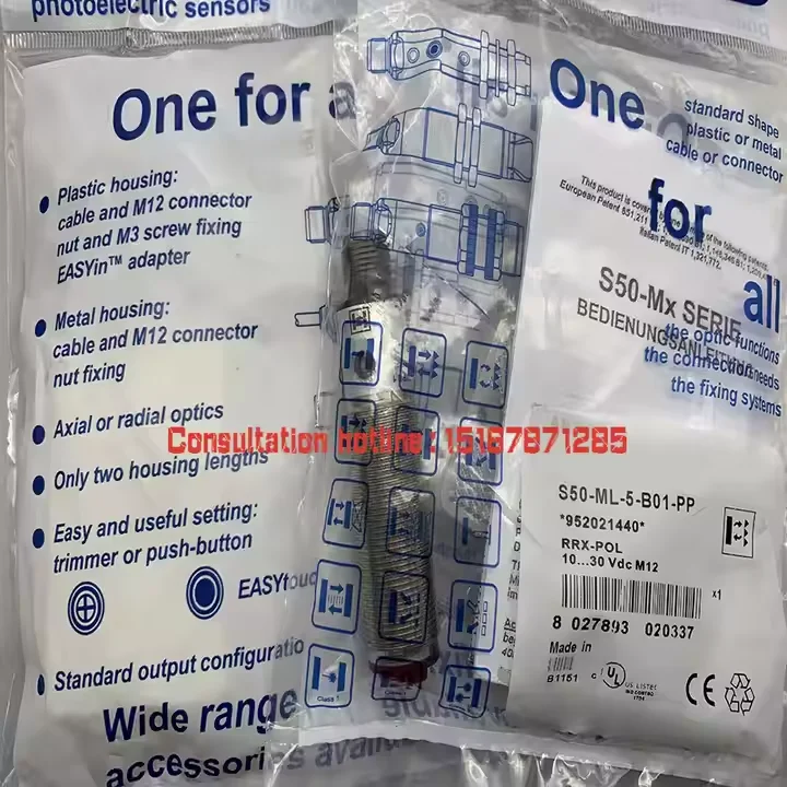 

The brand-new original sensor S50-MR-5-C10-PP S50-MR-5-C10-NN S50-MR-5-F01-NN/MR-5-F01-PP warranty for one year in stock