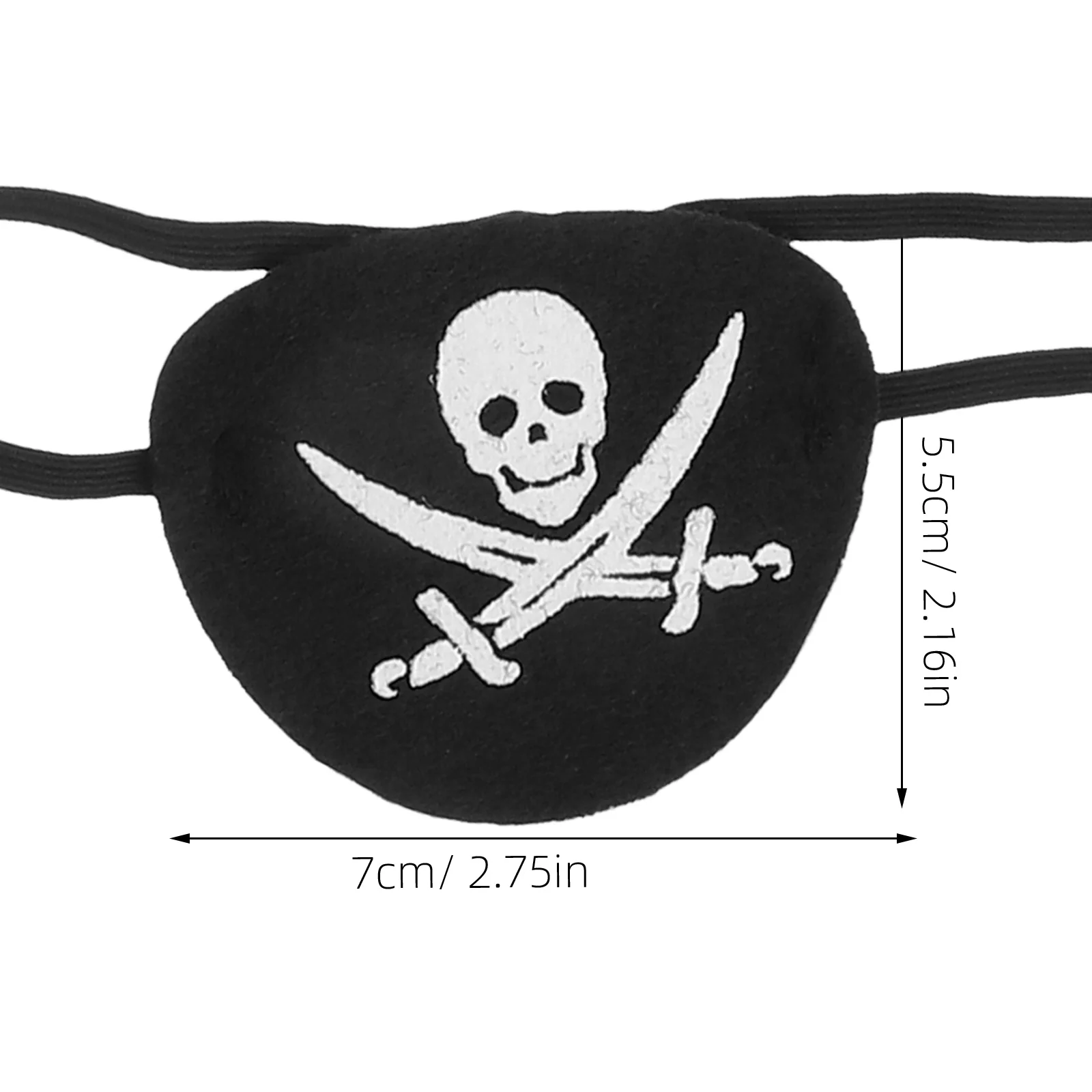 1 zestaw pirackich akcesoriów: miękka broda wielokrotnego użytku, opaska na oko, sztuczne wąsy, rekwizyty do cosplayu, artykuły na imprezę, przebranie na Halloween.