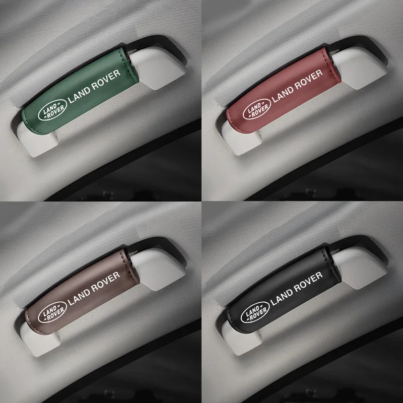 Fashion 2Pcs Car Roof Armrest Pull Cover Handle Gloves Protection For Land Rover Range Rover L322 Sport Discovery 4 Freelander