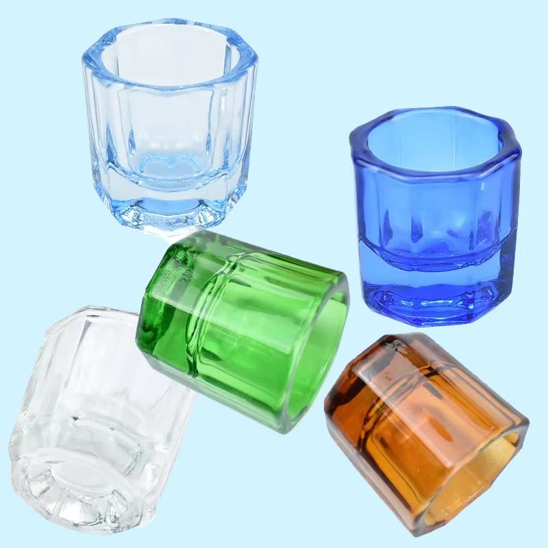

Dental Lab Octagonal Glass Mixing Dish - Perfect for Amalgam Powder Liquid Mixing - Household & Professional Use