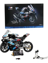 Mininstants-Kit de modèle de moto Disney pour adultes, 2024, 42130 Technic, BMW M 1000 RR, 1920 pièces, briques, jouets, cadeaux, collection de véhicules