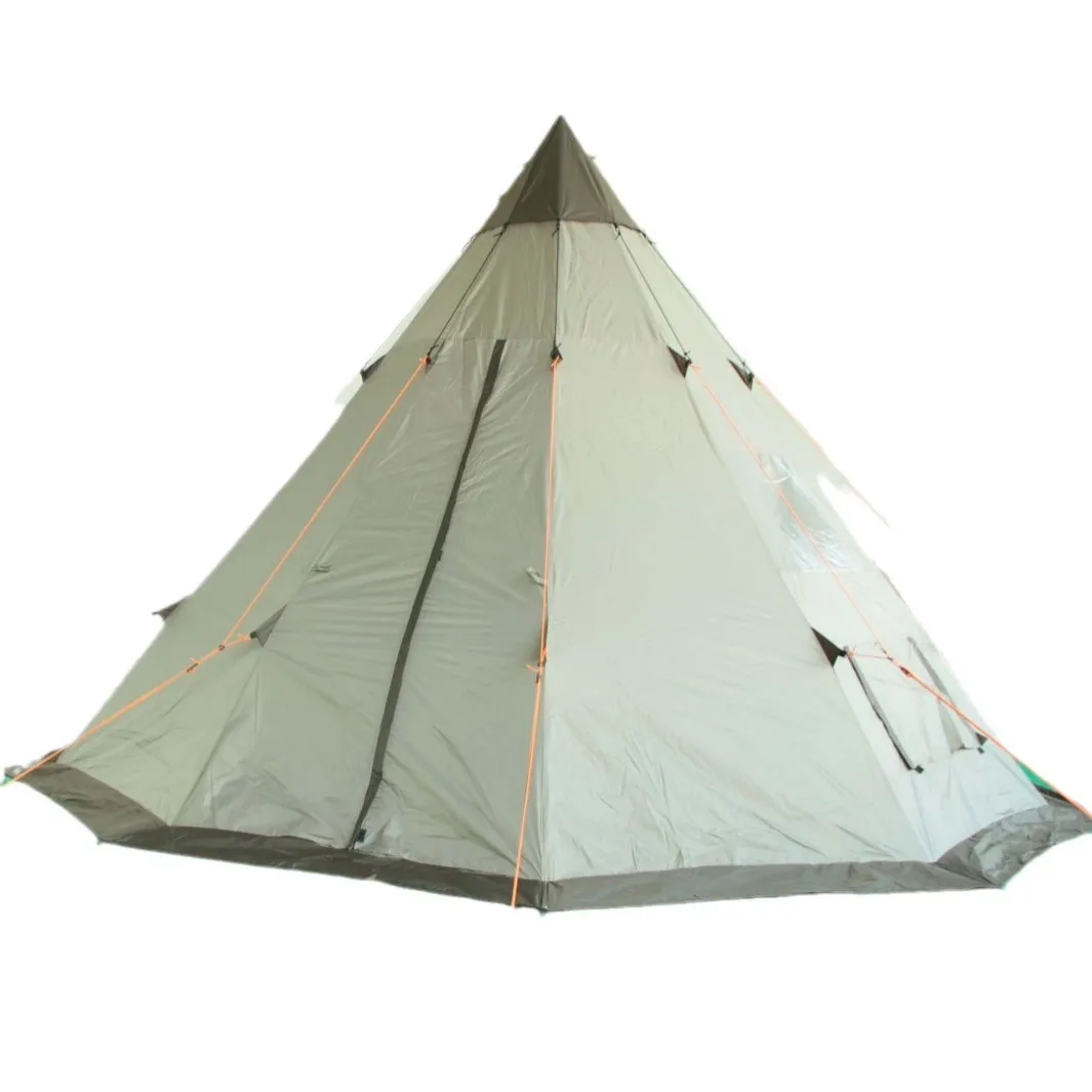 Outdoor camping tent factory direct sales portable double camp rainproof beach picnic tent