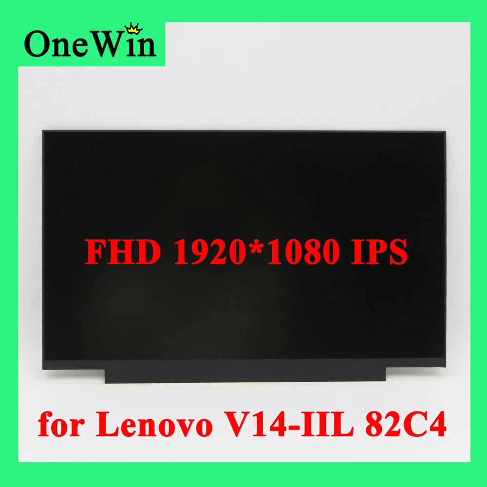 

for V14-IIL Lenovo 82C4 Laptop Screen Matrix Not Screw Holes 30pin HD 1366*768 FHD 1920*1080 IPS Full HD