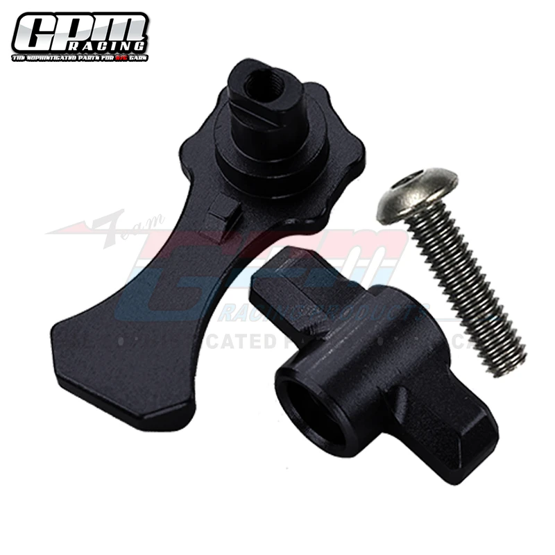 GPM Aluminum Body Shell Lock For TRAXXAS 1/10 Hoss 4X4 VXL E-Revo VXL 2.0 Maxx