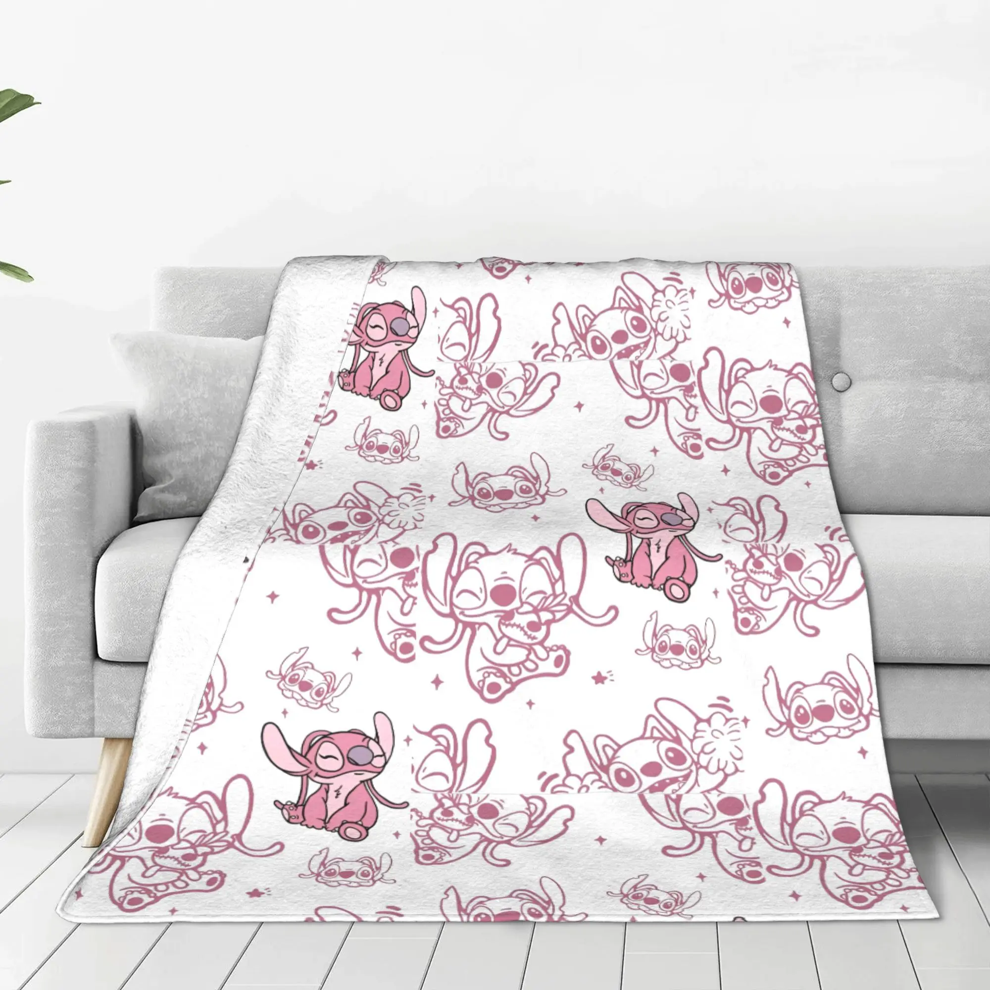 

Angel Flannel Blankets Autumn Warm Soft Throw Blanket for Students Living Room Funny Bedspread Sofa Bed Cover