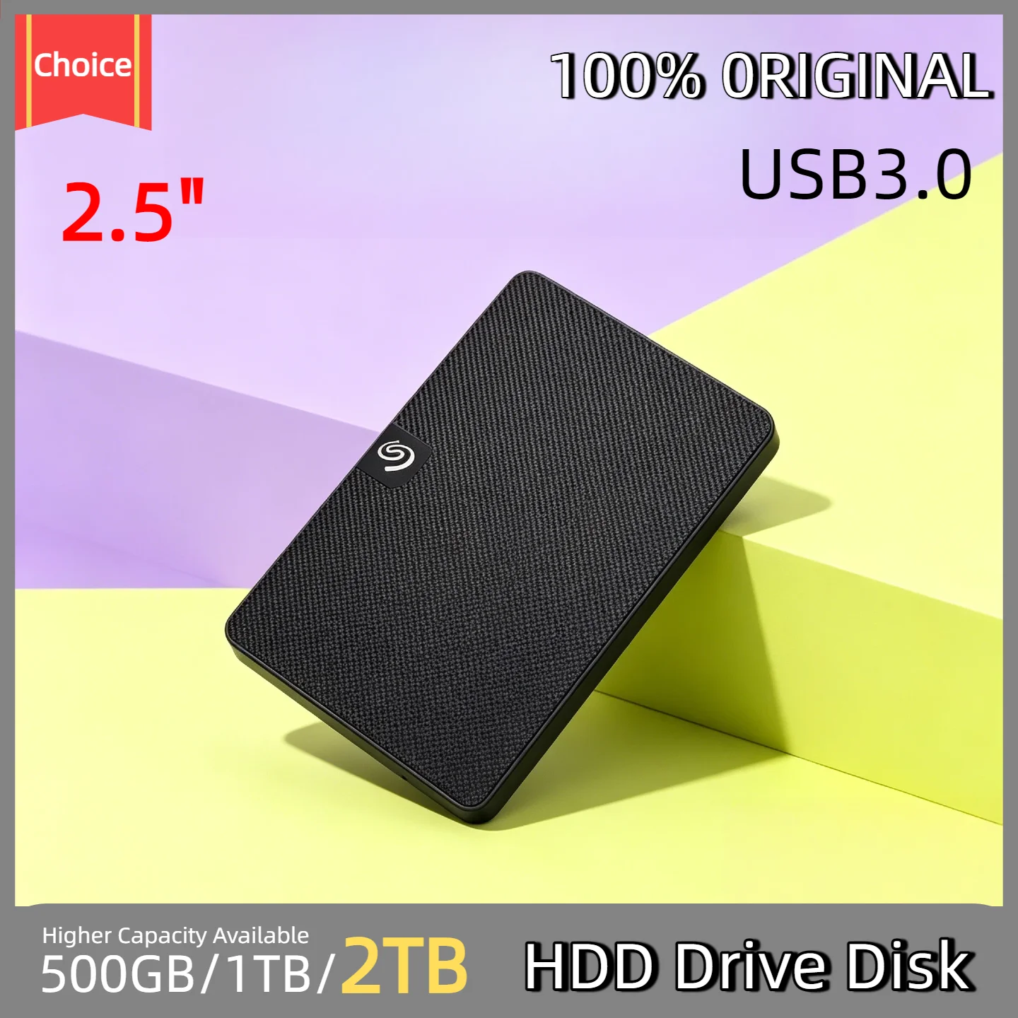 

OEM For Seagate External 2.5 Inch Portable Hard Drive USB 3.0 Ultra High Speed For Laptop Internal Storage Expansion Plus