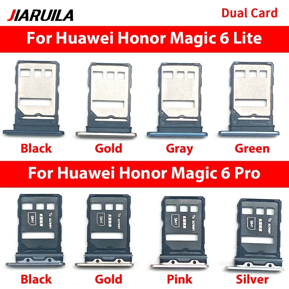 10 PCS For Huawei Honor Magic  6 6 Lite 6 Pro SIM Card Tray Slot Holder Adapter Accessories