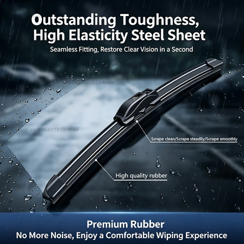 2x Car Front Wiper Blades For KIA K5 DL3 LXS GT-Line EX 2021 2022 2023 2024 Optima Brushes Windscreen Windshield Accessories Arm view 3