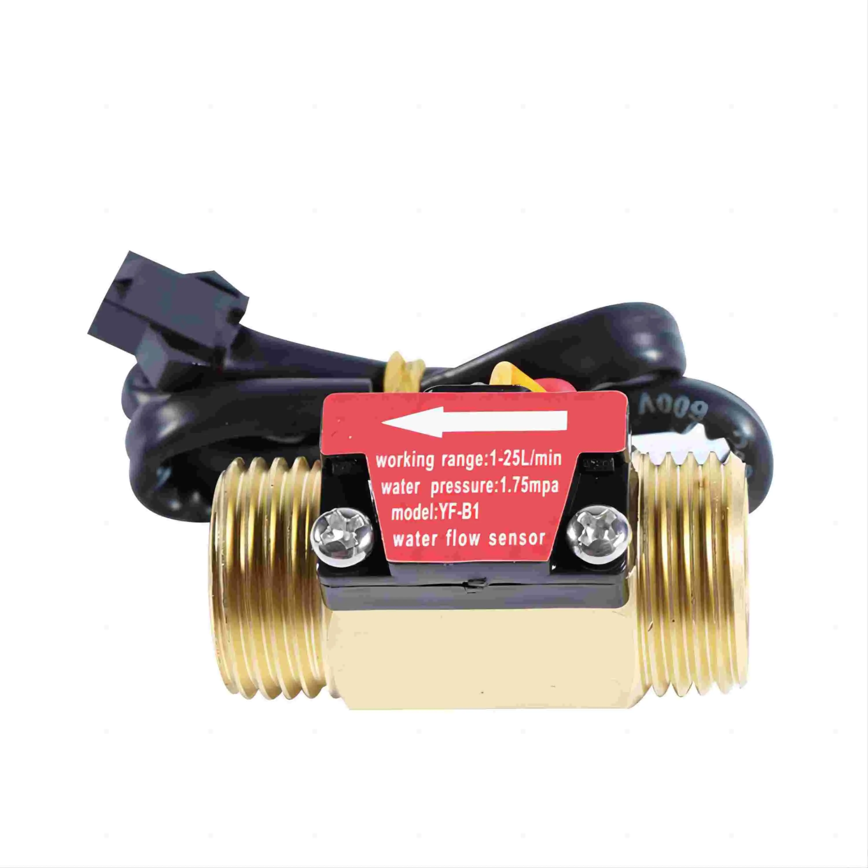 3/4 inch High Precise Brass Water Flow Sensor Flowmeter Hall Flow Sensor Water Control Liquid Sensor Switch