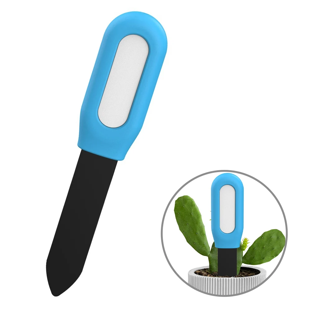 Real Time Soil and Temperature Monitor for Indoor Outdoor Gardening Greenhouse Lawn Applications Battery Powered