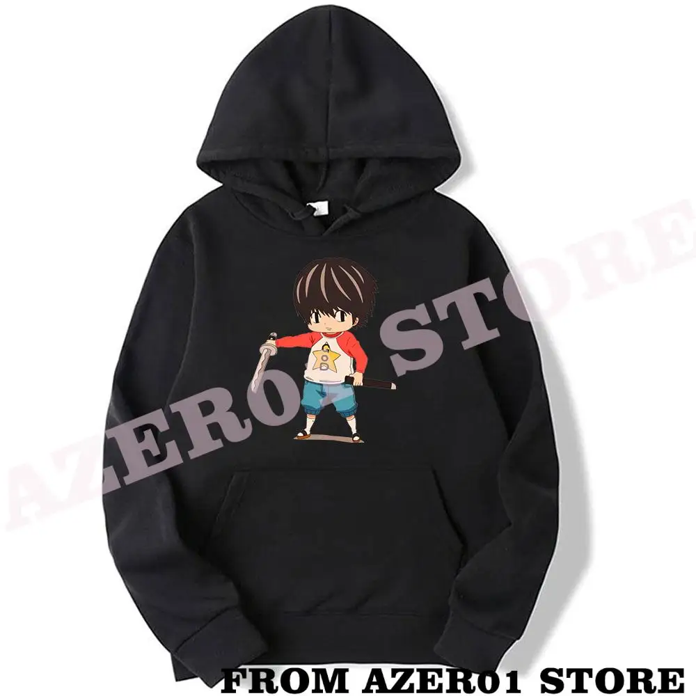 

Anime Kotaro Lives Alone Kotaro Satо Merch Hoodies Winter Men/Women Hooded Sweet Streetwear The Hooded Long Sleeve