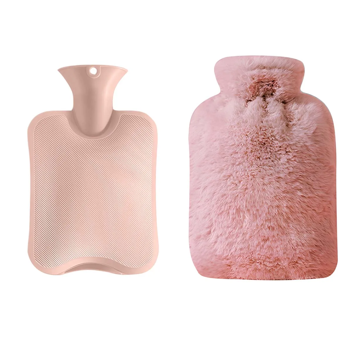 2000ml Hot Water Bottles Bag Water Filled Hot Water Bags Warming Belly Hand Foot Warmer Hot Water Bags Long Lasting Insulation