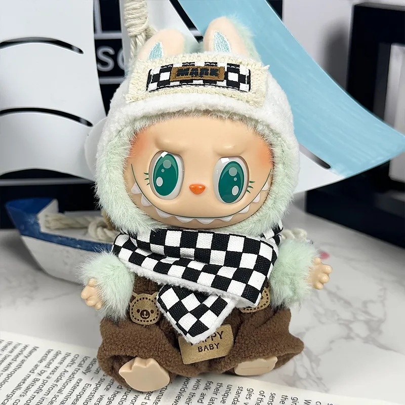 Labubu Doll Clothes Outfit Accessories For 17cm Labubu V2 V1 Doll's Clothing Dress Up DIY Toys Labubu Vintage Clothes Accessory image 4