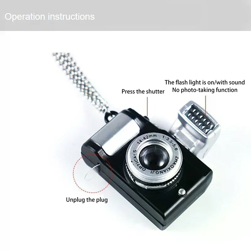 อุปกรณ์ตกแต่งบ้านตุ๊กตา 1 ชิ้น สำหรับตุ๊กตา บ้านตุ๊กตา กล้องดิจิตอล SLR ขนาดจิ๋ว
