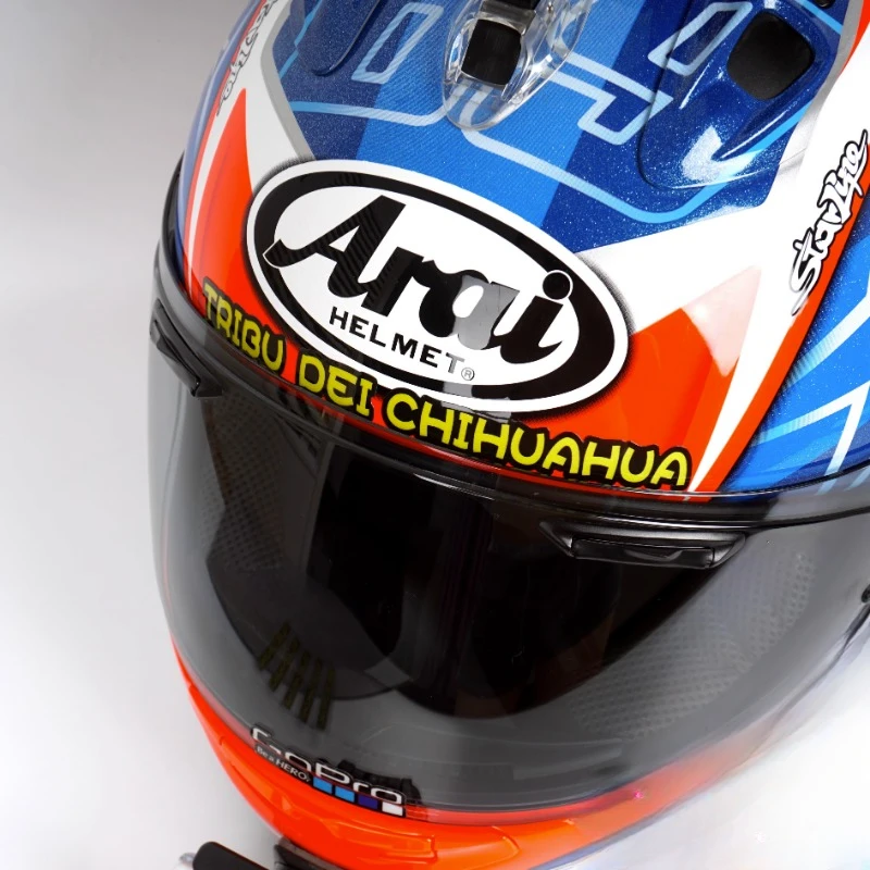 TRIBU DEI CHIHUAHUA Motorcycle Decals Helmet Visor Stickers Lens Decoration for SHOIE KYT HJC Shark ARAI AGV K1 K3 K5-S K3SV K1S