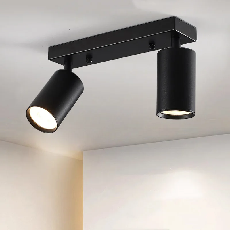 

Living room bedroom ceiling light dual head spotlight living room clothing store shopping mall hallway light spotlight