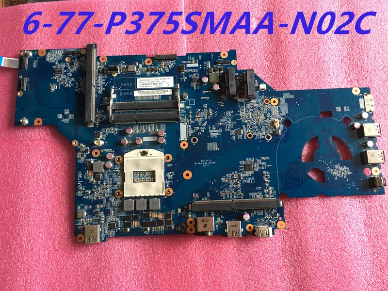 Original For CLEVO P370SM LAPTOP motherboard 6-71-P37A0-D02C 6-77-P375SMAA-N02C 100% TESED OK