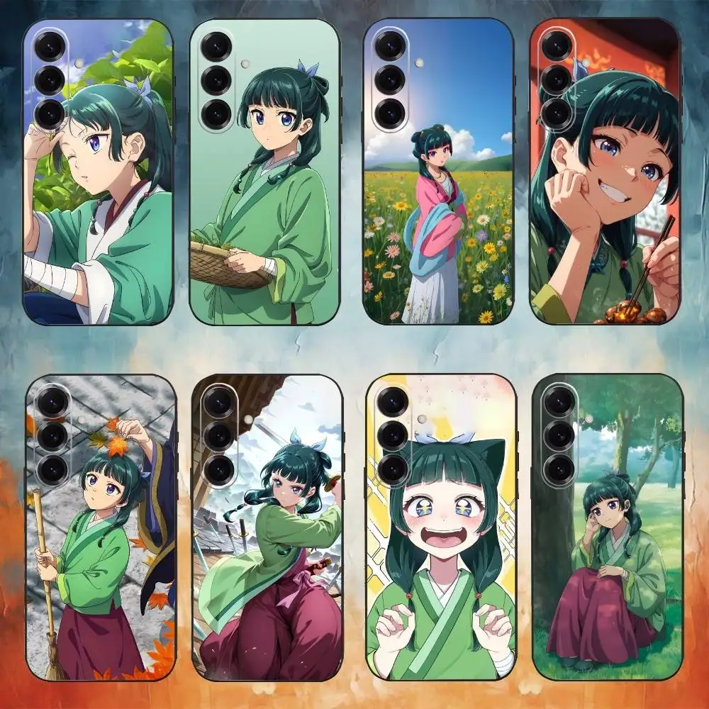 

A-Apothecary Diaries Maomao Phone Case For Samsung Galaxy A73,A72,A71,A70,A53,A52,A51,Others Soft Black Cover