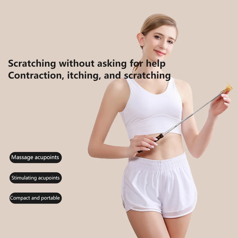 Telescopic Scratching Back Scratcher Massager Scraper Extendable Telescoping Itch Health Products Massage Relax Tool