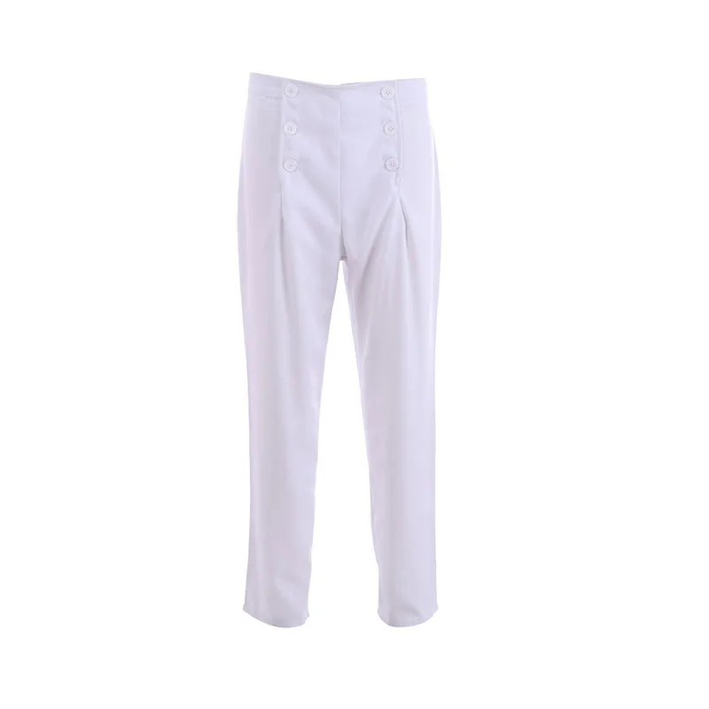 

White Regency Pants Historical Victorian Men High Waist Pants Regency Fall Front Trousers Medieval Pants Victorian Men's Pants