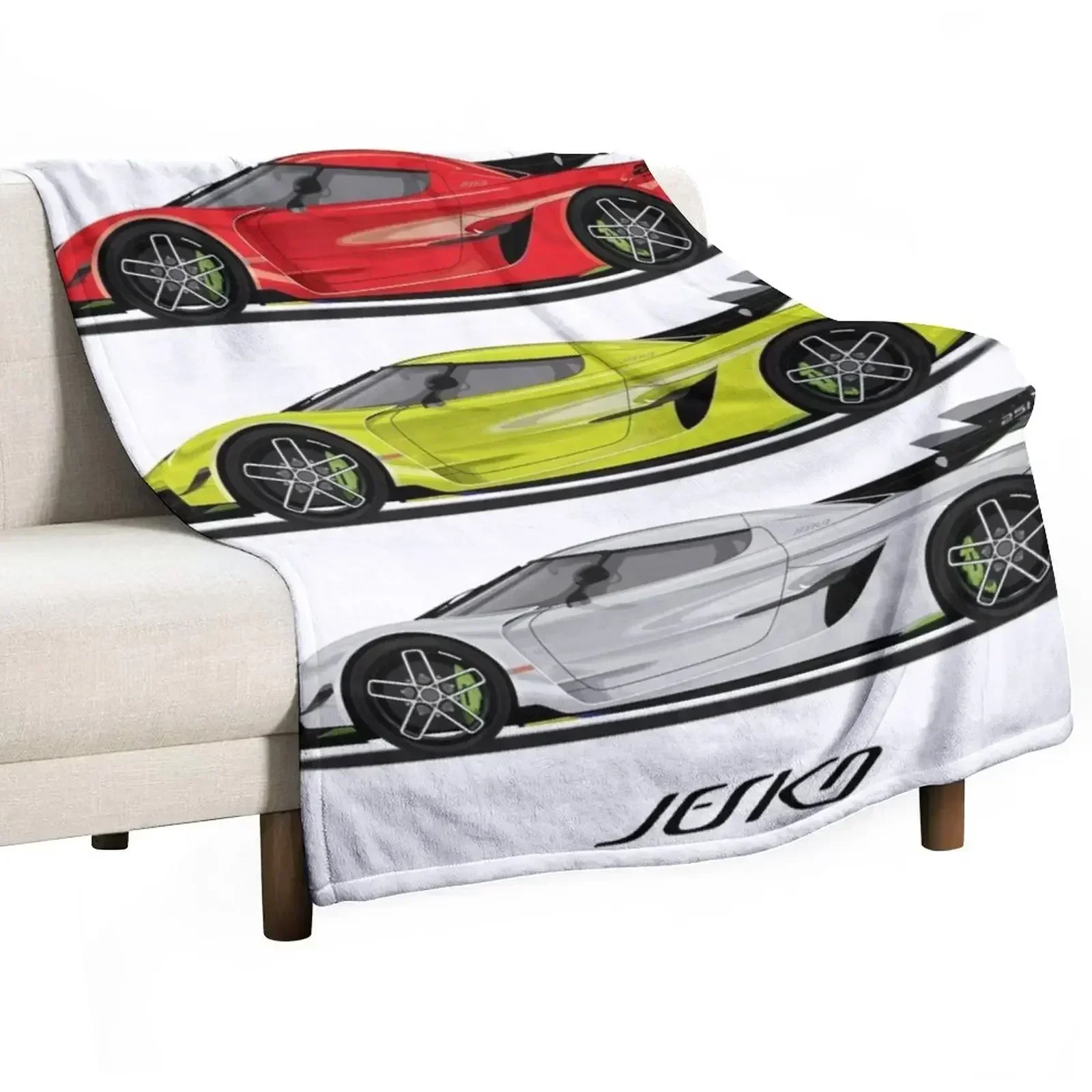 Jesko Collection Throw Blanket Soft Warm Blanket Gift for Men Women Adults