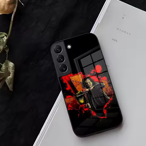 Game The Texas Chain Saw M-Massacre Phone case Glass for Samsung Galaxy S21 S22 S20 S24 S23 Ultra Fe Plus A16 A34 A54 A24 A52 Co