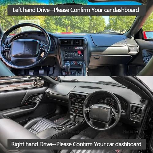 Imagen 2 del producto Para Chevrolet Camaro MK4 Facelift 1998 1999 2000 2001 2002 tablero de cubierta alfombrilla antideslizante almohadilla protectora alfombra parasol de coche