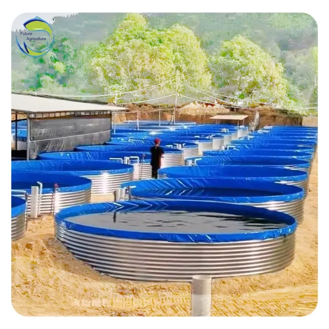 TS Aquaculture Live Fish Transport Tanks Fish Pond Big Farm Water Pond Filter Shrimp Tilapia Farming Equipment