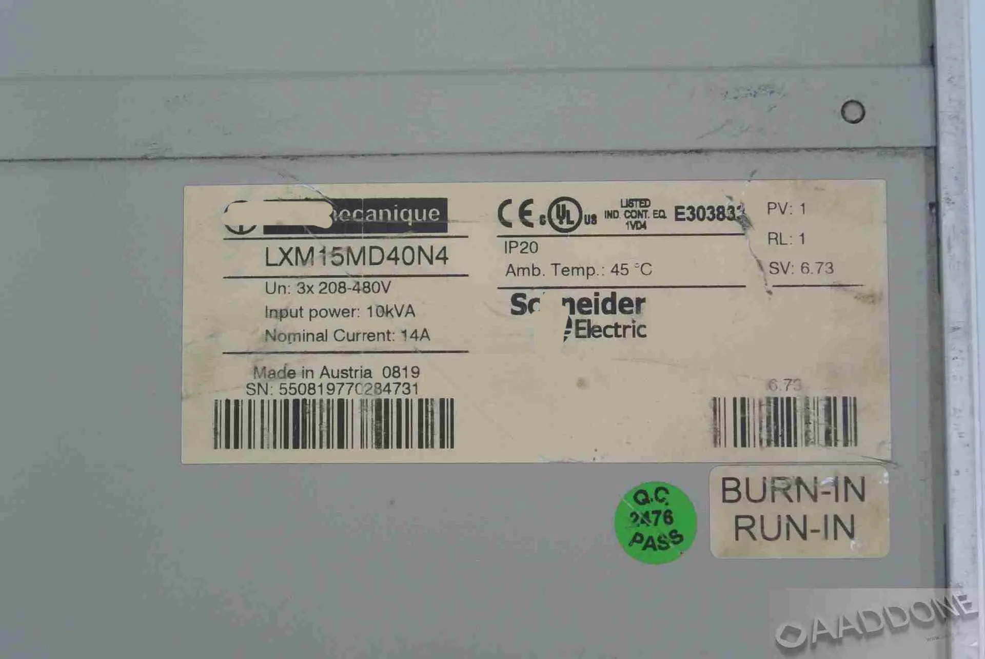 LXM15MD40N4 Servo Drive for Schneider