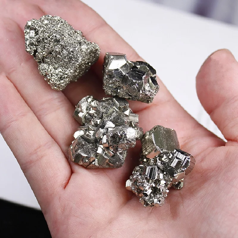 1PCS Natural Stone Raw Pyrite And Minerals Crystal Decoration Nugget Pyrite Irregular Healing Energy Crystals Specimen Decor