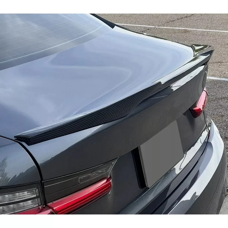 XVIP Auto M4 Stil Dachspoiler Glänzend Schwarz Flügel Für BMW 3er G20 G28 2019-2022 330i 330e Limousine ABS Entenschwanz Kofferraumspoiler – Detail 15