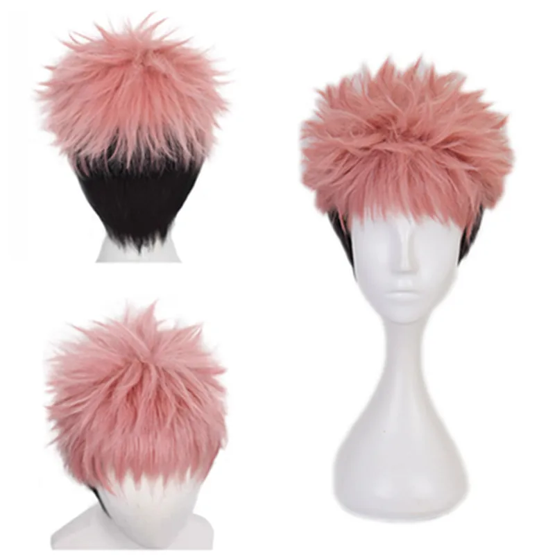 

Itadori Yuji Cosplay Wig Men Women Synthetic Hair Anime Fantasia Carnival Halloween Carnival Party Costume Accessories Headwear
